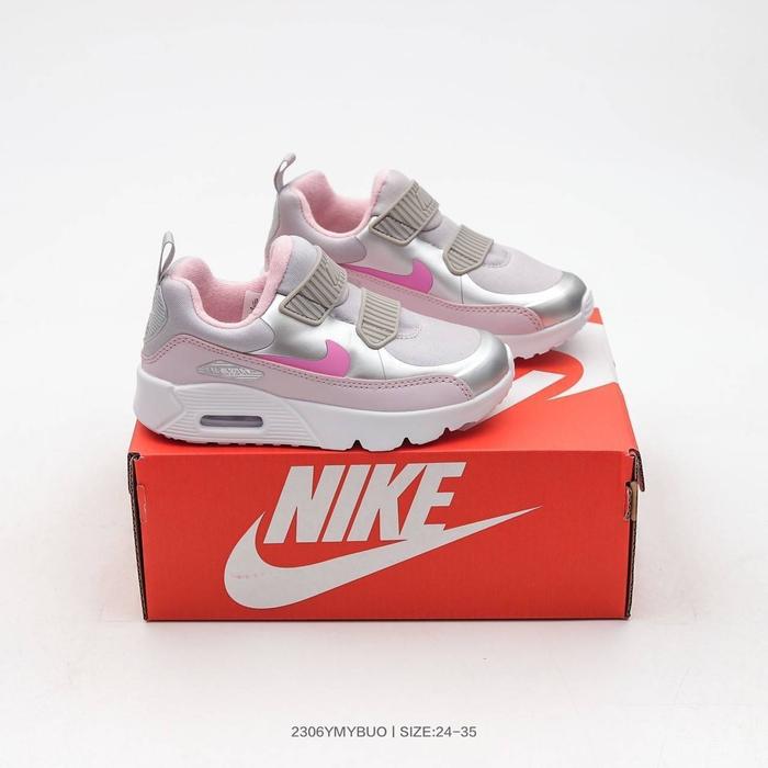 SEPATU KIDS NIKE AIR MAX 90 PEACH ORIGINAL VIETNAM BNIB