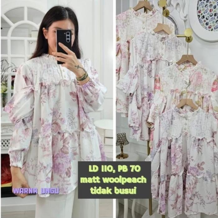 ATASAN BLOUSE RENDA BORDIR MEIJIWANG