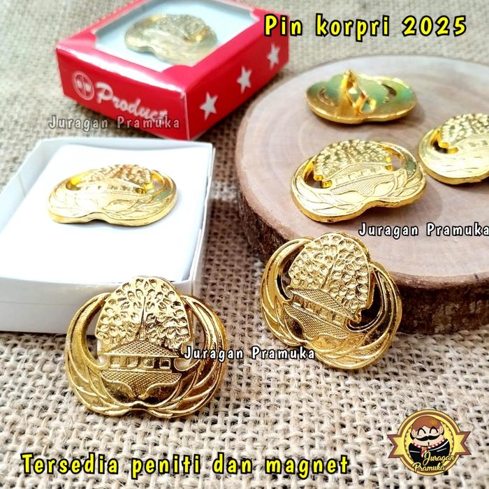 Pin korpri ASN Model terbaru 2025 peniti & magnet