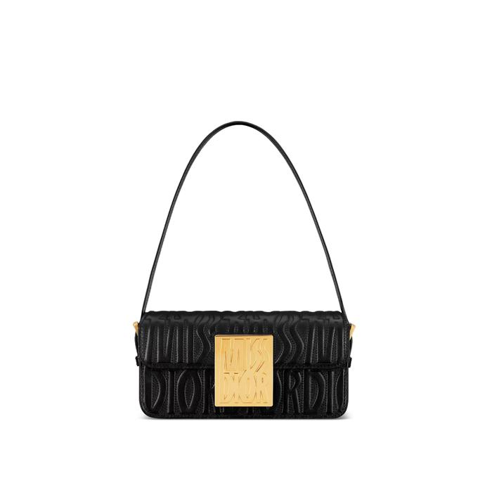 Bonsoir Miss dior allover flap bag calfskin