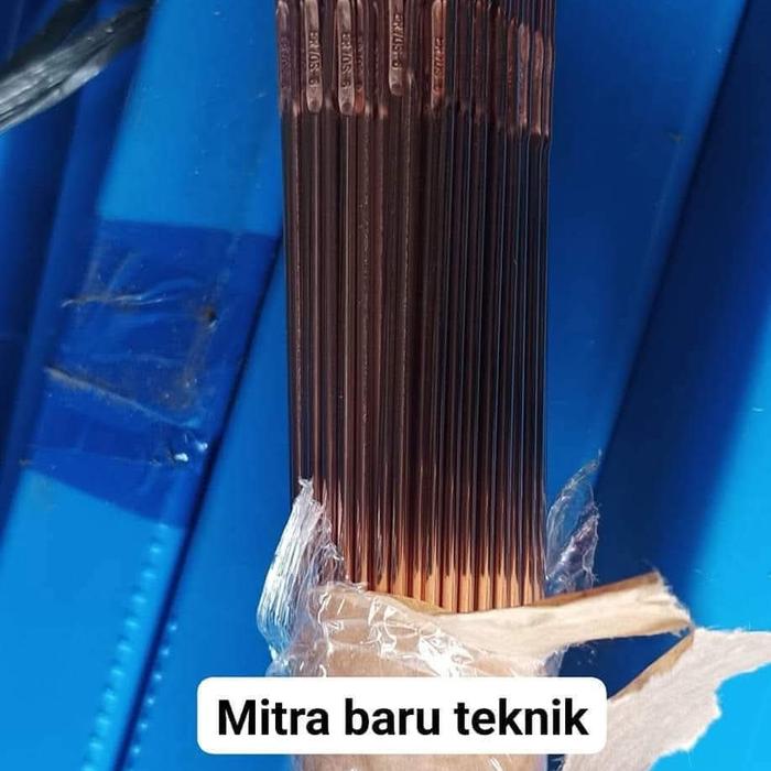TIG ARGON BESI TGS 50 ER 70S - 6 FILLER ROD dia 3.2mm eceran 1 kg