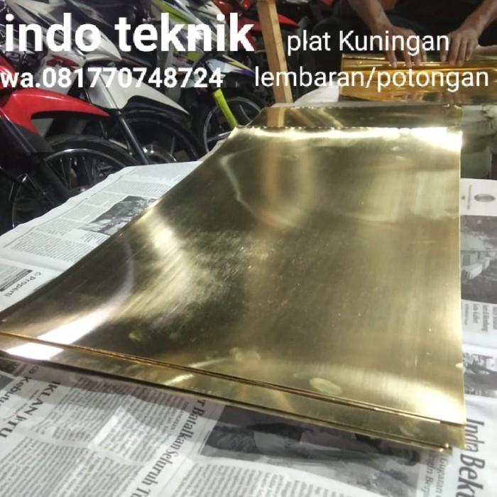 plat Kuningan lembaran tebal 5mm × 1000mm × 1000mm