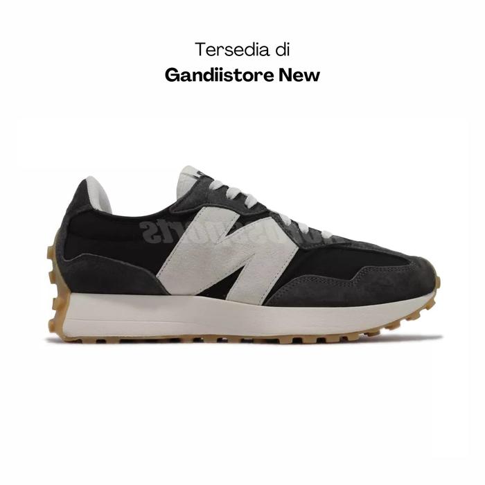 Sepatu Sneakers Pria New Balance 327 Black Phantom MS327KB1 Men BNIB