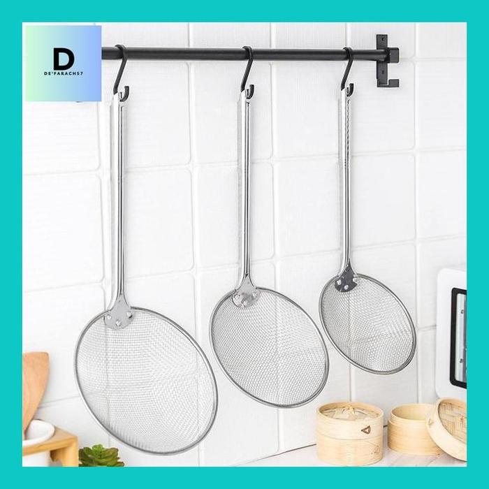 DE'F** SEROKAN PENGGORENGAN / SARINGAN JARING STAINLESS STEEL/SEROK KACANG/SEROK KERUPUK/SEROKAN /SE