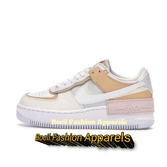 Sepatu Nike Air Force 1 0'7 Low Spruce Aura Shadow Flower Multicollor Women [ 100% BNIB ] Brand New 