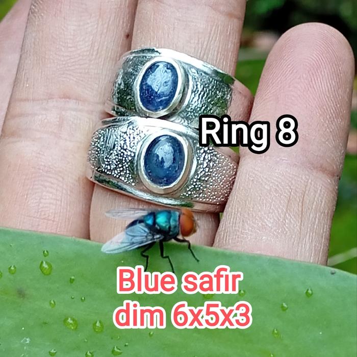 batu blue safir/batu permata /batu safir/batu akik