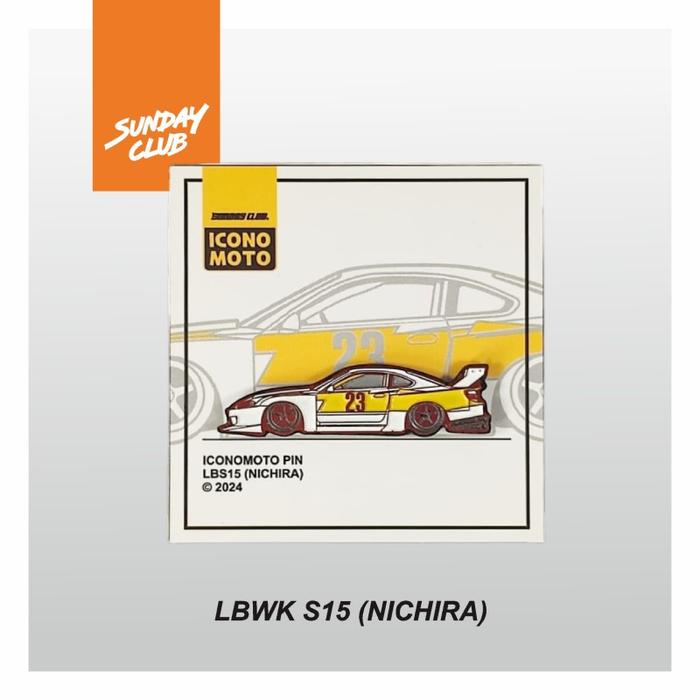 Sunday Club - Enamel Pin LBWK Nissan Silvia S15 Nichira