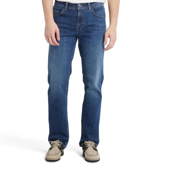 celana pria Timberland indigo core denim original