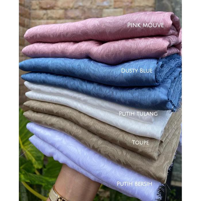 KAIN KEBAYA CRUSH SILK | ROSE | JASMINE | SERUNI | VINCA