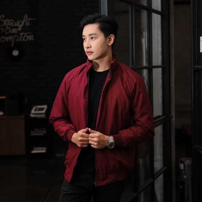 Jaket Pria Mayer Libra Maroon