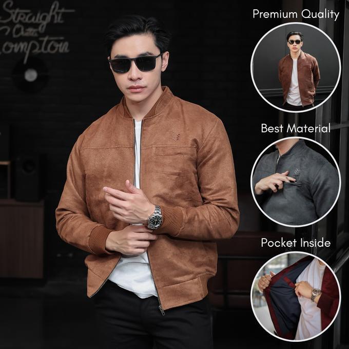 Libra Original Jaket Pria Suede