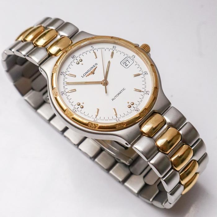 COLLECTOR ITEM ! jam tangan Longines Conquest Automatic L1.620.3 Original vintage jadul antik swiss 