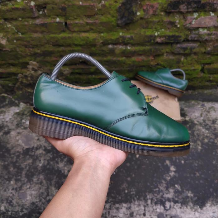 dr. martens 1461 Green Smooth