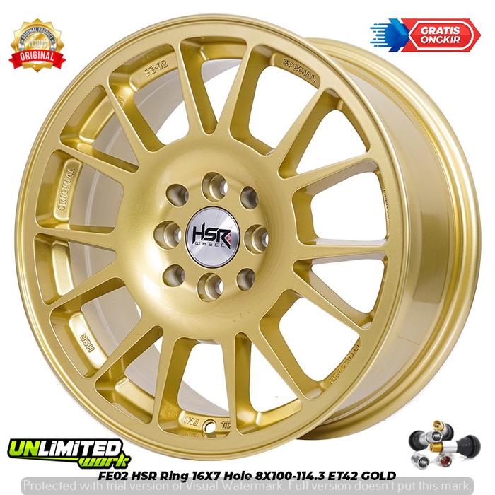 VELG RACING RING 16 HSR ORIGINAL FE02