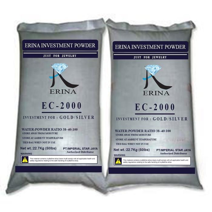 TEPUNG CASTING ERINA EC2000 22,7kg / TEPUNG GYPSUM / TEPUNG COR PERHIASAN