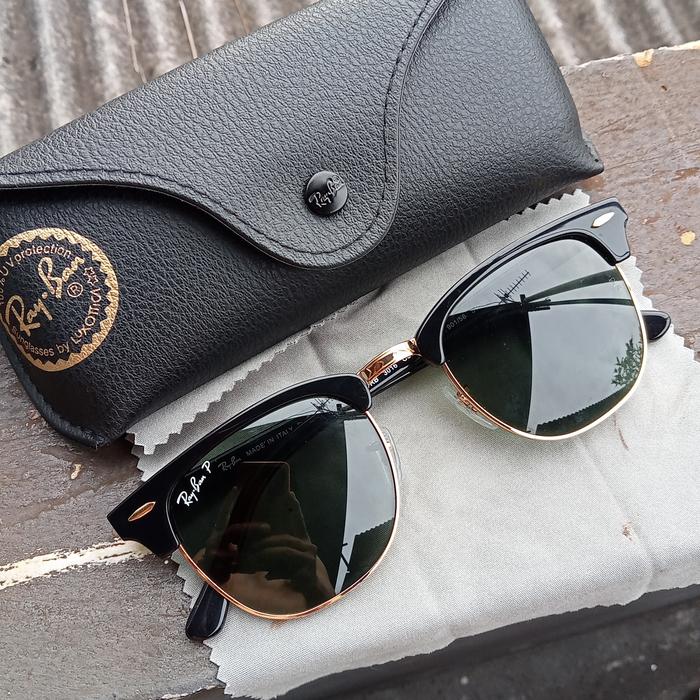 Rayban clubmaster lensa G15.. Polarized size 51-21