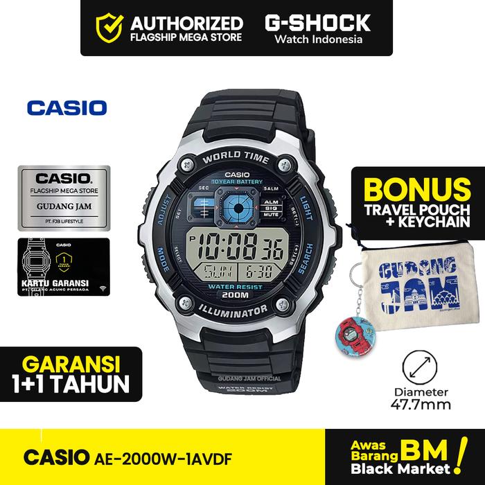 Casio General AE-2000W-1AVDF AE-2000W AE-2000 AE2000W AE 2000W Watches