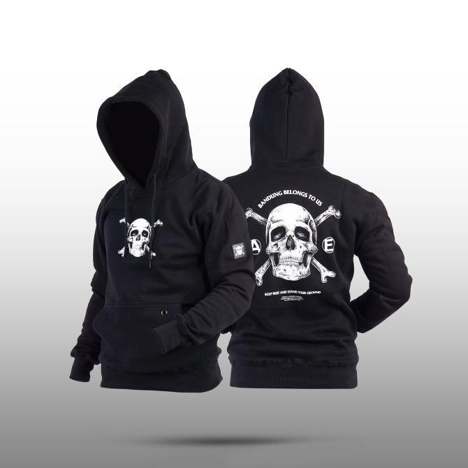 BBTU - SWEATER - HOODIE SKULL ARTWORK