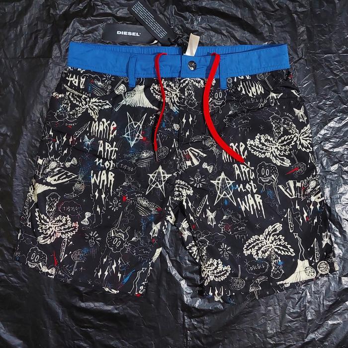 diesel swim shorts size S fit 30 NOS not visvim palace kith noah nudie cdg wtaps kapital dolce gabba