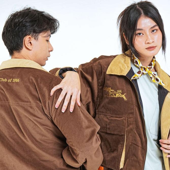FUJITORA CORDUROY VINTAGE JACKET CLUB OF 1986 / JAKET RETRO CLASSIC