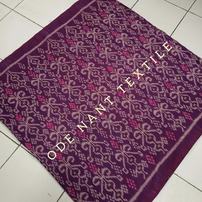 KAIN ENDEK METERAN TENUN KATUN BALI CAMPUHAN MOTIF JUMPUT, BUNGA, SONGKET / ENDEK TENUN BALI (METERA