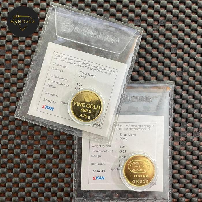 1 Dinar Antam Finegold 999,9
