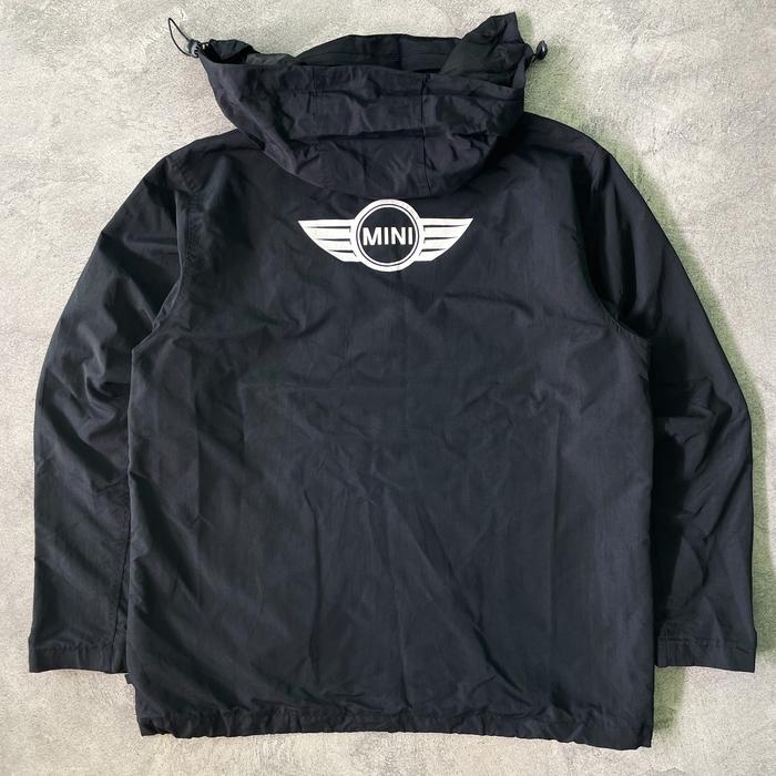 Rare Mini Cooper nylon hidden hoodie jacket authentic original