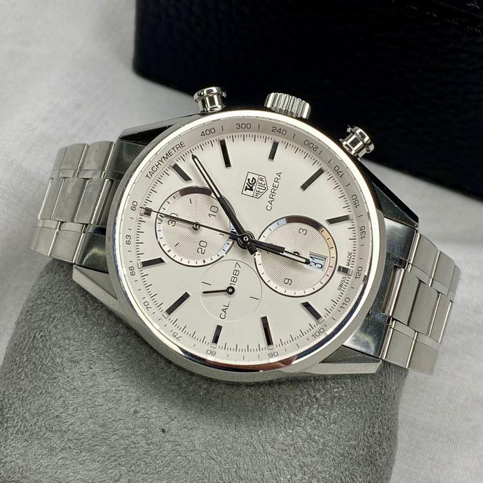 TAG Heuer Carrera 41mm Steel CAR2111 chronograp automatic watch only original