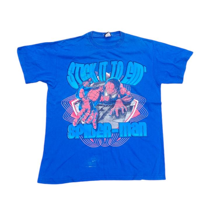 kaos Spiderman Y2K cr 2002 Japan Market