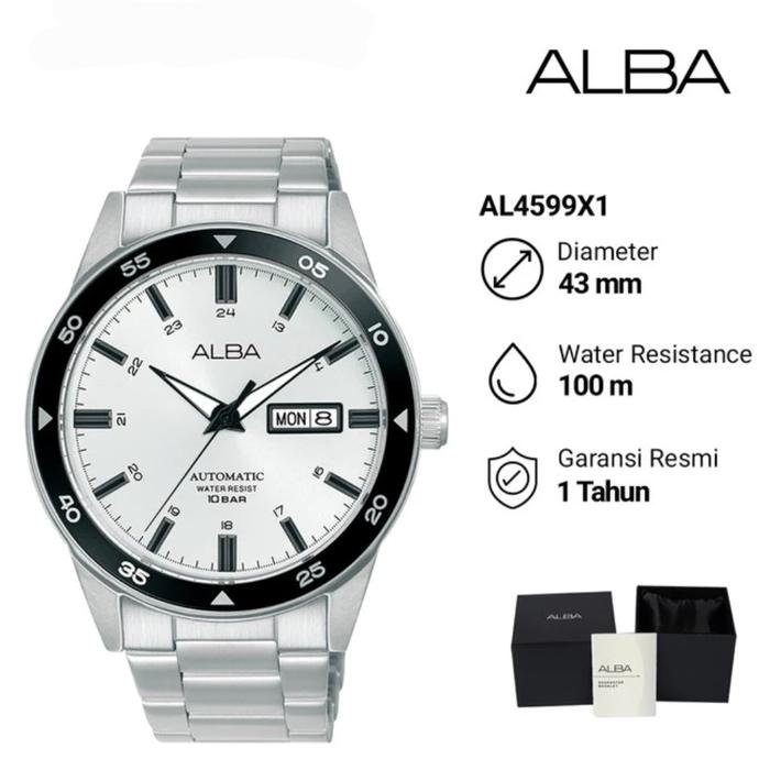 Jam Tangan Pria Alba Automatic AL4599X1 Original Garansi Resmi