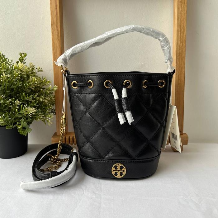 tas wanita tb willa mini bucket bag black mm