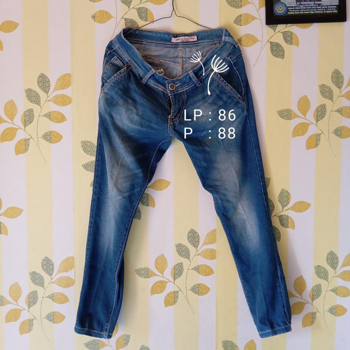 Thrift celana jeans wanita Up Grade