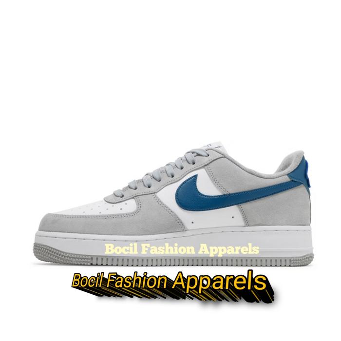 Sepatu Nike Air Force 1 0'7 LV8 Low Athletic Club' Marina Grey Blue [ 100% BNIB ] Brand New Include 