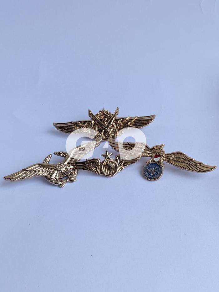 BREVET WING PDH TNI AU/WING PENERBANGAN 2 TNI AU/WING ADM/WING PEACEKEPER TNI