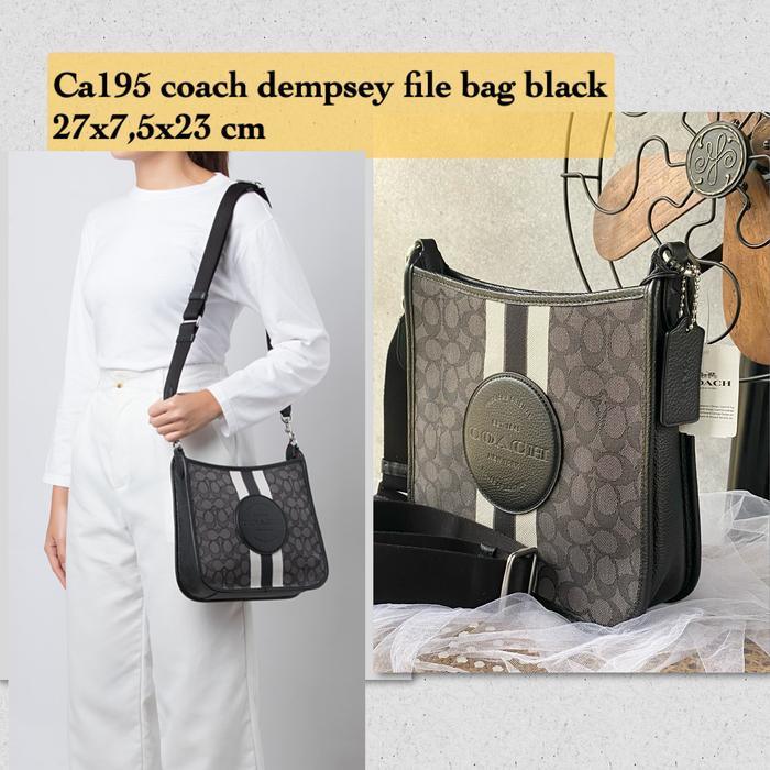 Tas wanita coch original kanvas dempsey signature black