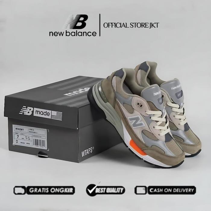SEPATU NB NEW BALANCE X WTAPS M992WT 100% BNIB