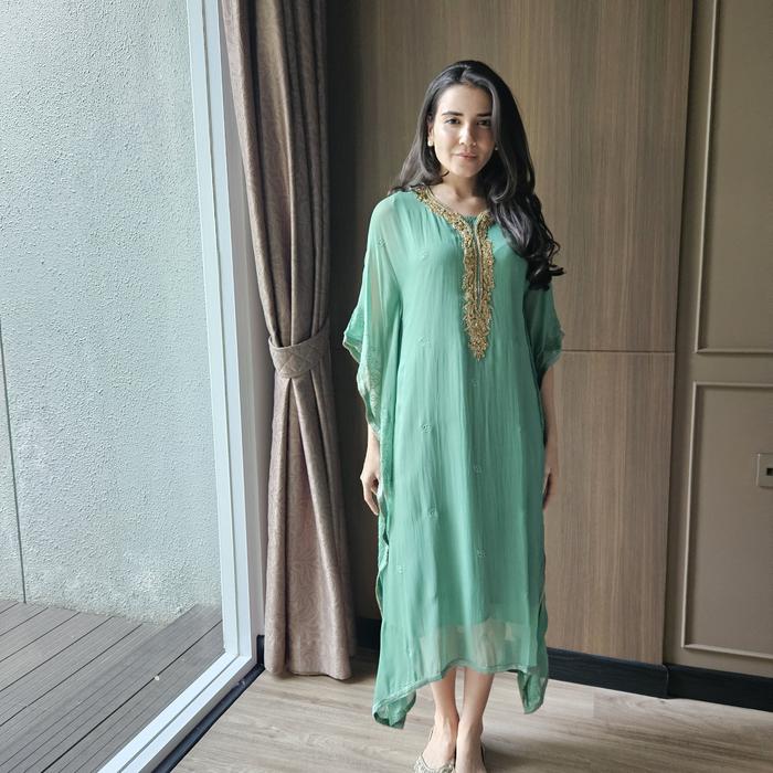 Kaftan Tunik Viscose Semi Sutra Piyyate/Kaftan tunik/Kaftan India