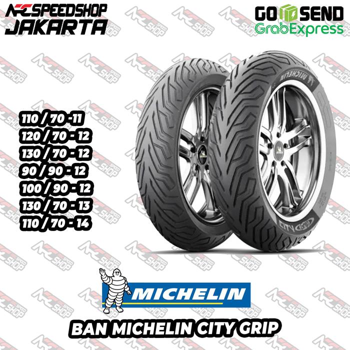 Ban Michelin City Grip 110 70 R11 110/70-11 120 70 R12 120/70-12 130 70 R12 130/70-12 90 90 R12 90/9