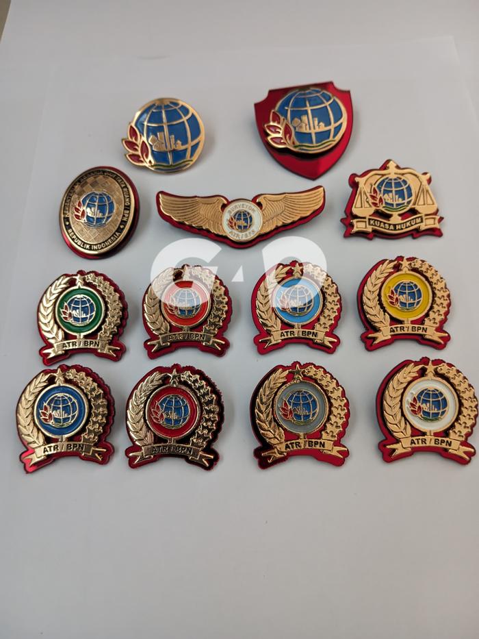 BREVET WING PIN ATR BPN EMBLEM ATR BPN/WING ATR BPN/PIN OVAL ATR BPN/KUASA HUKUM ATR BPN/PIN ATR BPN