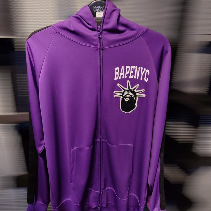 Bape Hoodie jacket Nyc purple original