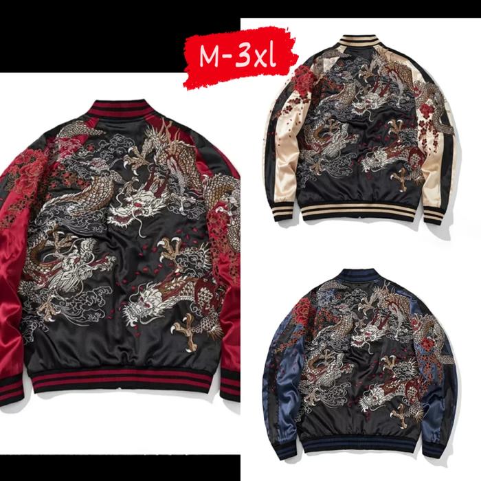 Twin Dragon Sukajan Reversible Original Import