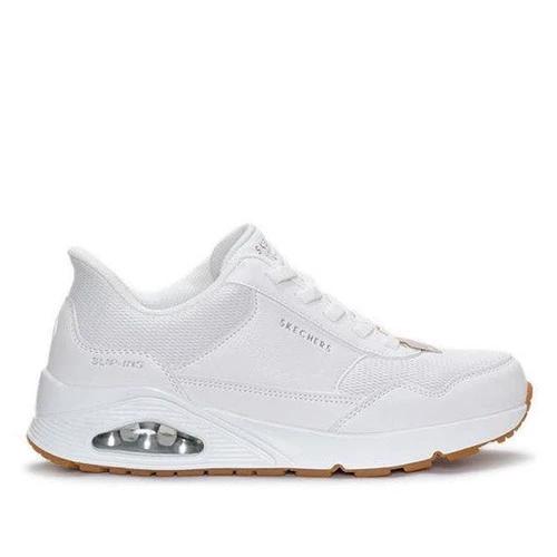 Skechers Slip-Ins Uno Men's Sneaker - Putih SKE183022WHT Sepatu Pria Flat Kerja Original - Shoes, Bl
