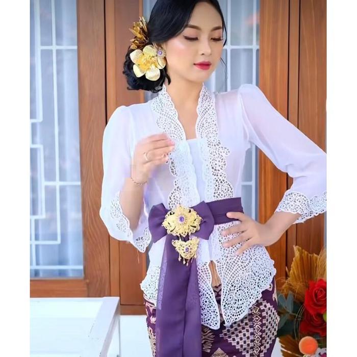 [ TERMURAH ] Kebaya jadi bordir motif kerawang terbaru || kebaya jadi bordir murah || kebaya jadi bo