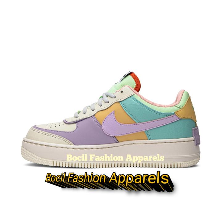 Sepatu Nike Air Force 1 0'7 Low Shadow Pale Ivory Women [ 100% BNIB ] Brand New Include Box