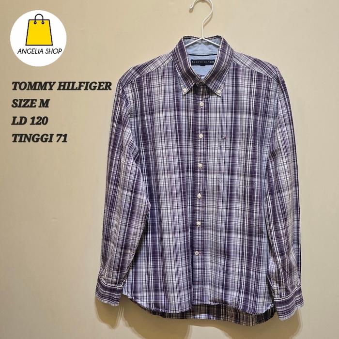 33. (Preloved) TOMMY HILFIGER  Kemeja Pria Authentic