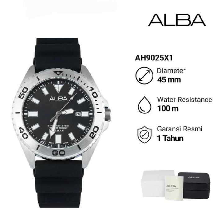 Jam Tangan Pria Alba Prestige AH9025X1 Original Garansi Resmi