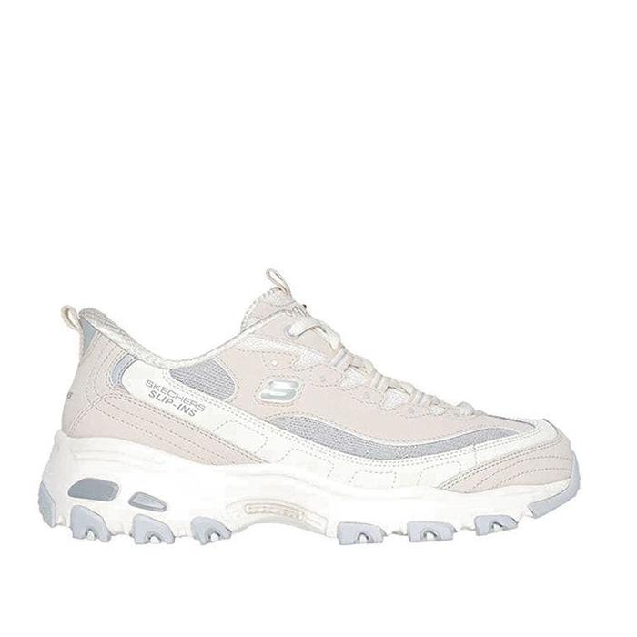 Skechers Slip-Ins D'Lites Women's Training Shoes - Natural Original SKE150537NTG Sneakers Wanita Cas