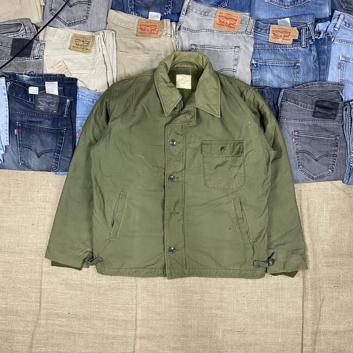 US Navy A2 Deck Jacket Size Large