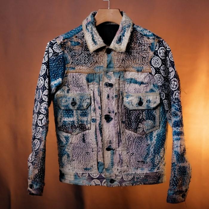 Levis Vintage Type 2 Selvedge X Boro Sashiko Handmade Japan