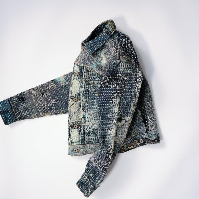 Levis Vintage Japan Type 2 Selvedge Jacket Custom Sashiko Sorosjacket